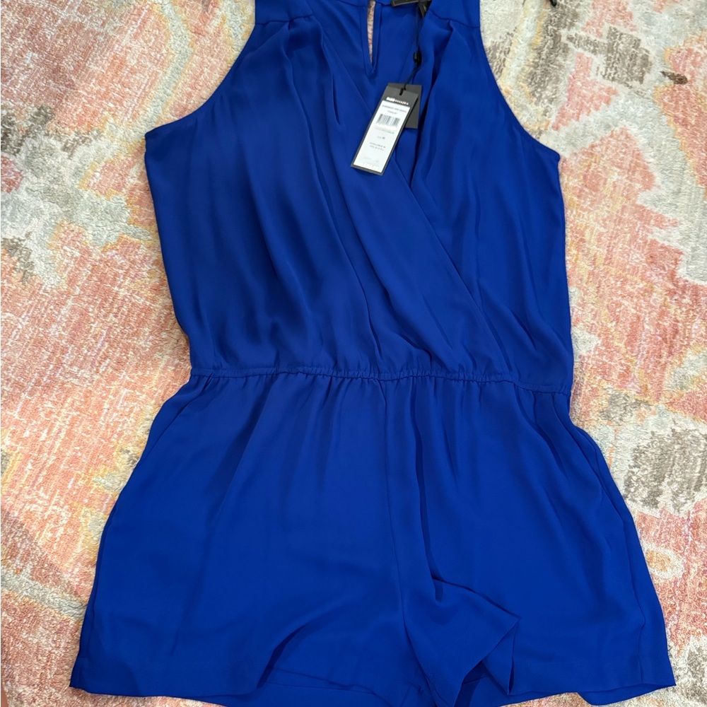 BCBGMaxAzria Royal Blue Romper